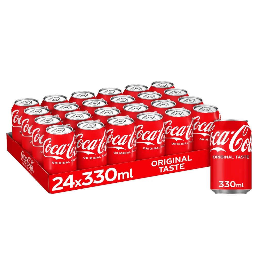 Coca-Cola Original Taste 24 x 330ml Image 1