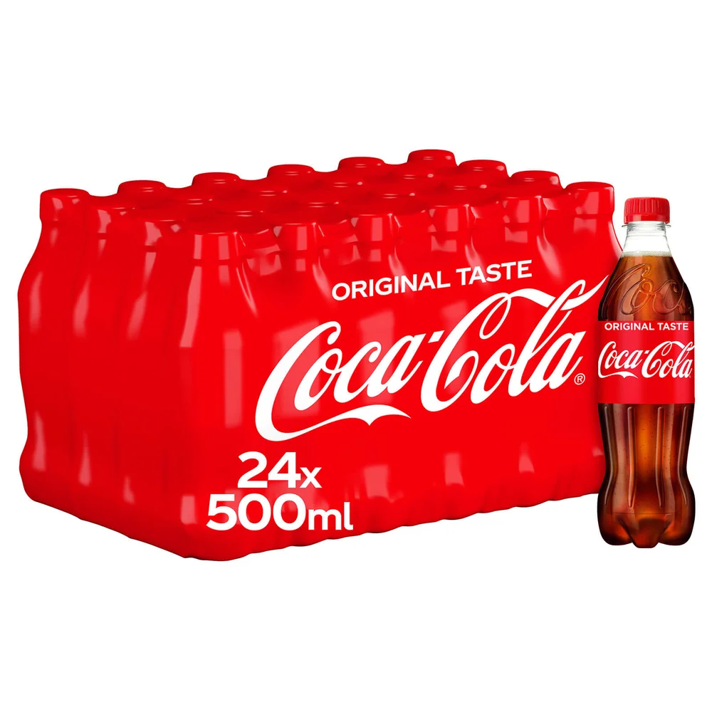 Coca-Cola Original Taste 24 x 500ml Image 1