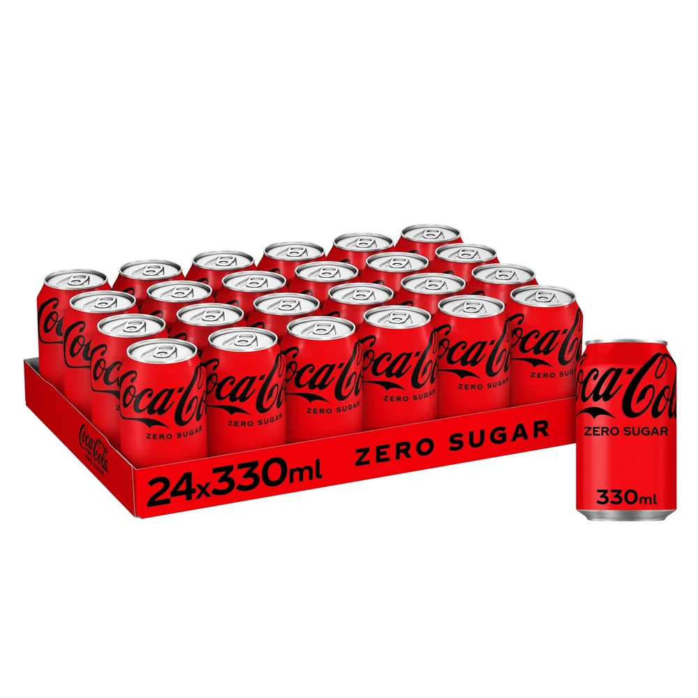 Coca-Cola Zero Sugar 24 x 330ml Image 1