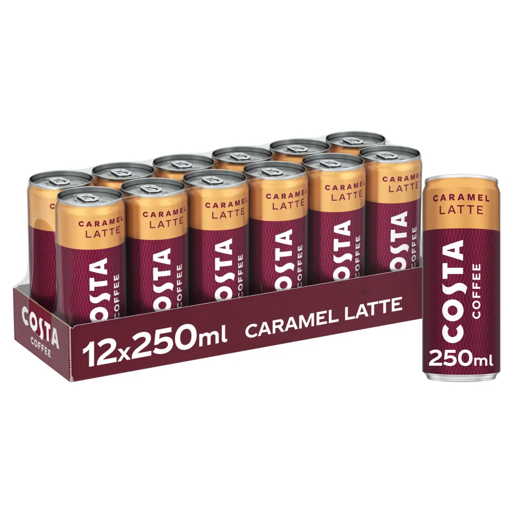 Costa Coffee Caramel Latte Iced Coffee 12 x 250ml Image 1