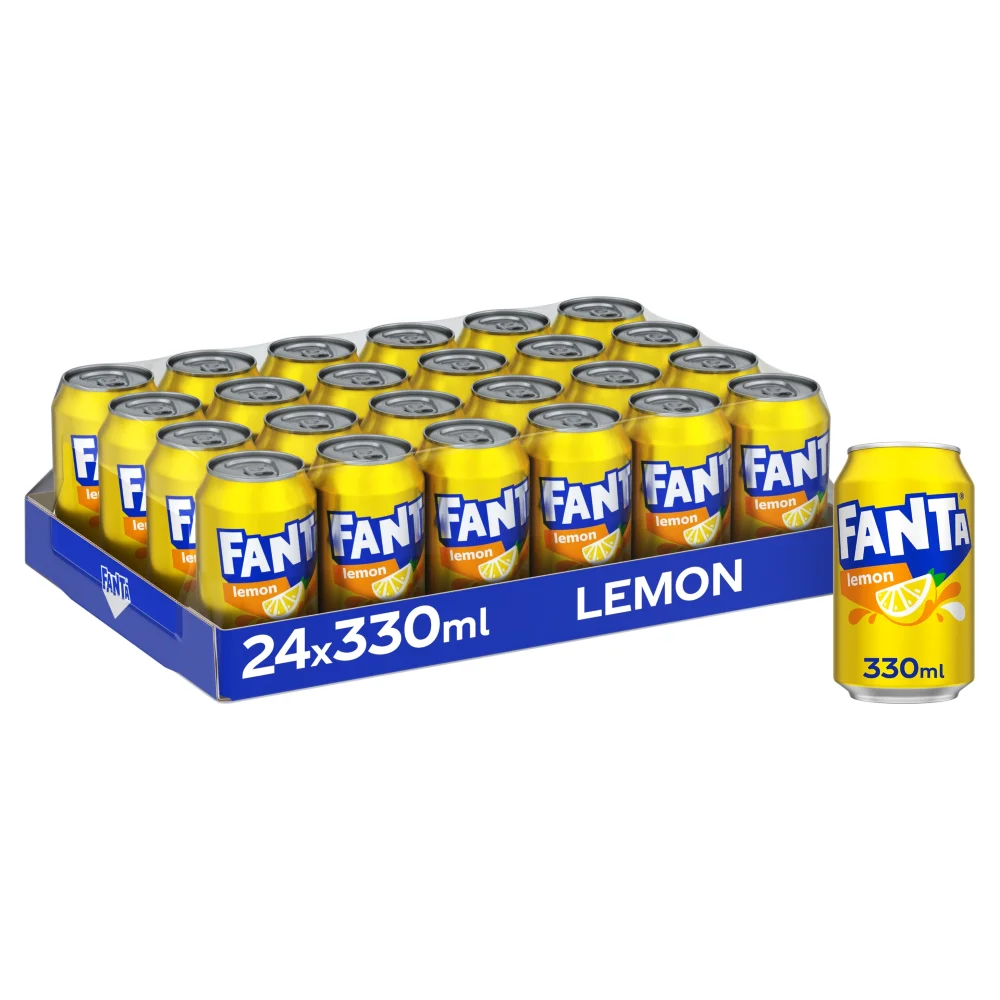 Fanta Lemon 24 x 330ml Image 1