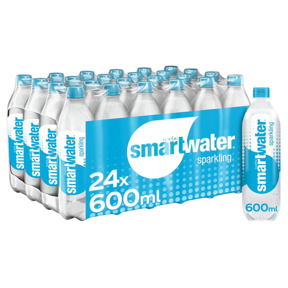 Glacéau Smartwater Sparkling 24 x 600ml Image 1