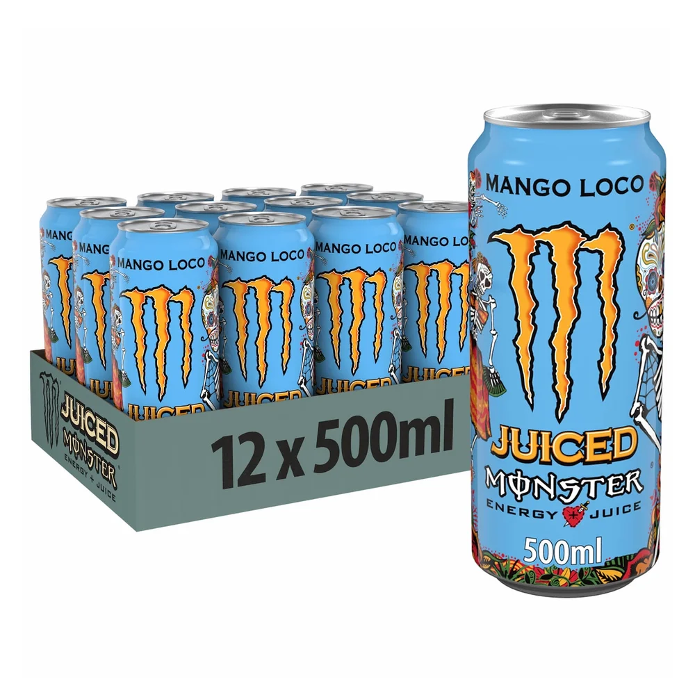 Monster Energy Drink Mango Loco 12 x 500ml Image 1