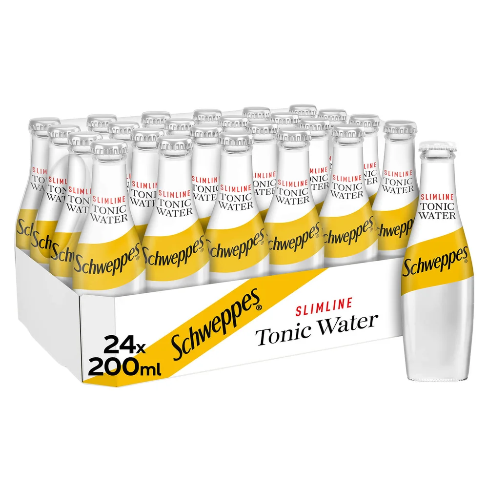 Schweppes Slimline Tonic Water 24 x 200ml Image 1