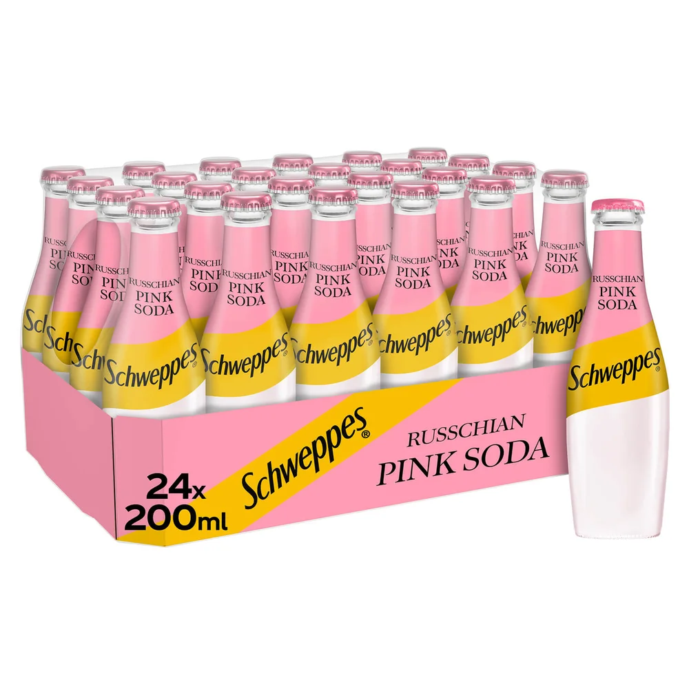 Schweppes Pink Soda 24 x 200ml Image 1