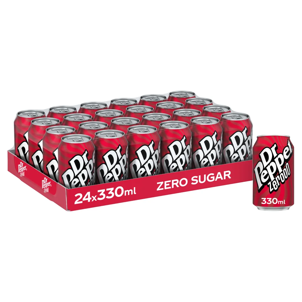 Dr Pepper Zero 24 x 330ml Image 1