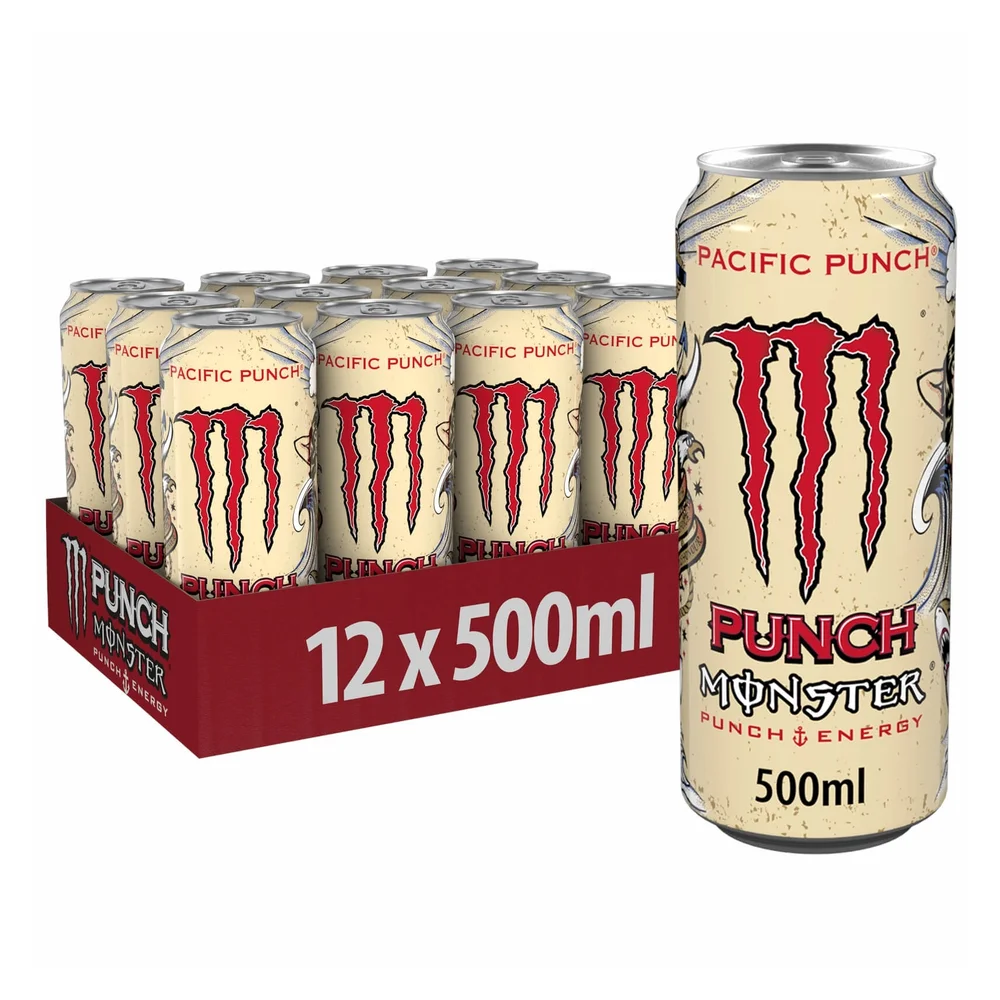 Monster Energy Drink Pacific Punch 12 x 500ml Image 1