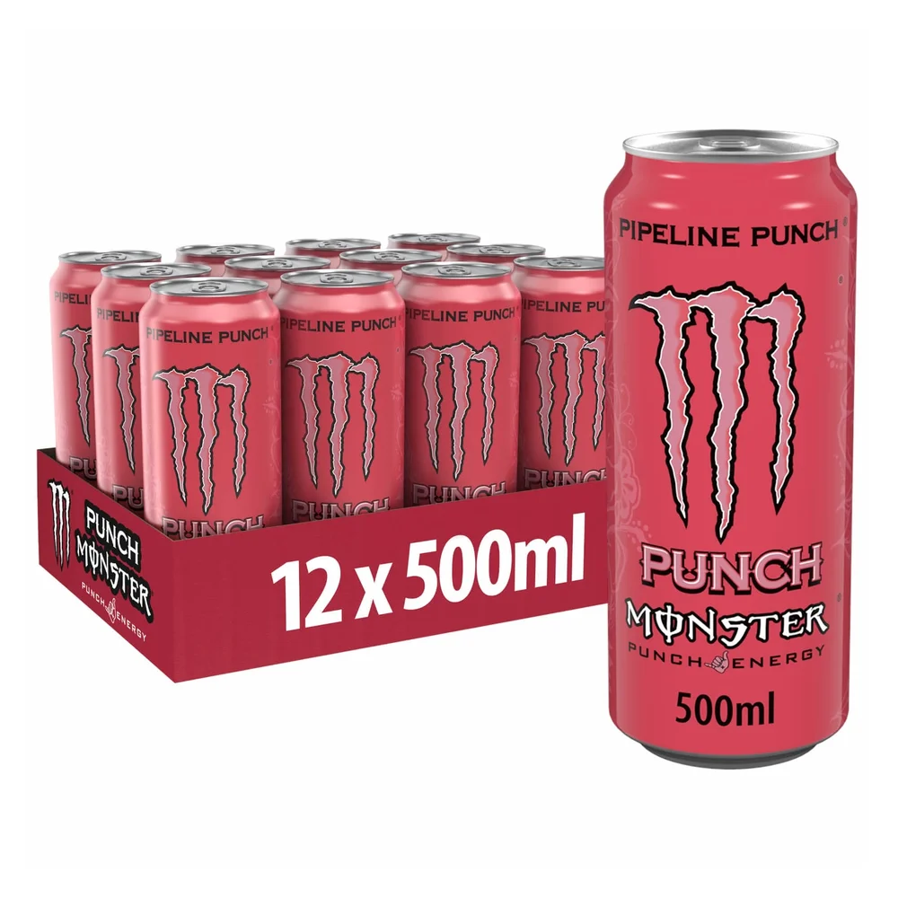 Monster Energy Drink Pipeline Punch 12 x 500ml Image 1
