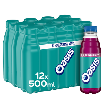 Oasis Blackcurrant Apple 12 x 500ml