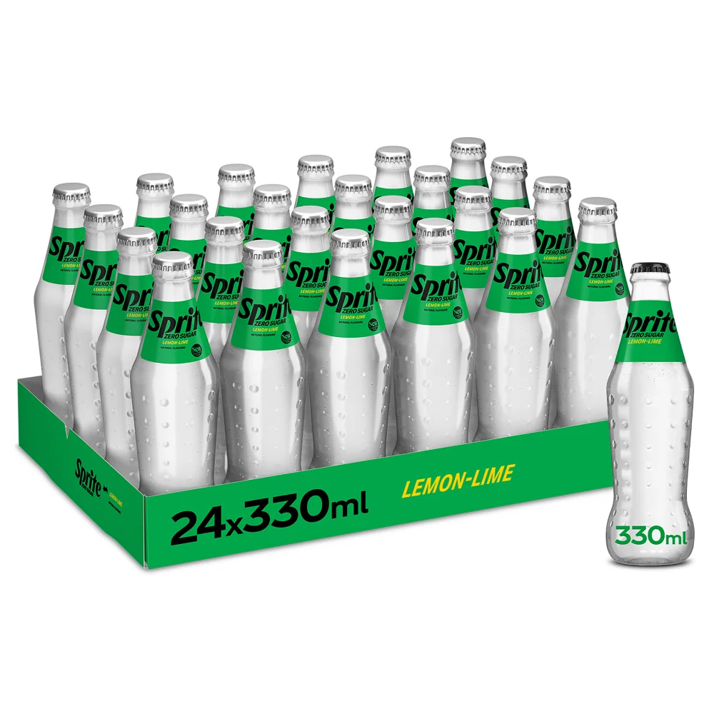 Sprite Zero 24 x 330ml Glass Bottles Image 1