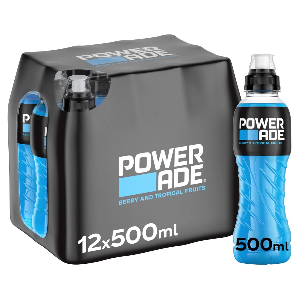 Powerade Berry & Tropical 12 x 500ml Image 1