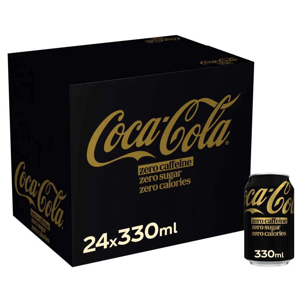Coca-Cola Zero Sugar Zero Caffeine 24 x 330ml Image 1