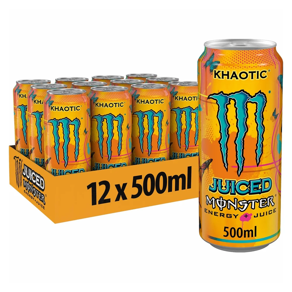 Monster Energy Drink Khaotic 500ml x 12 Image 1