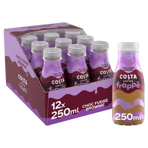 Costa Coffee Frappé Choc Fudge Brownie 12 x 250ml