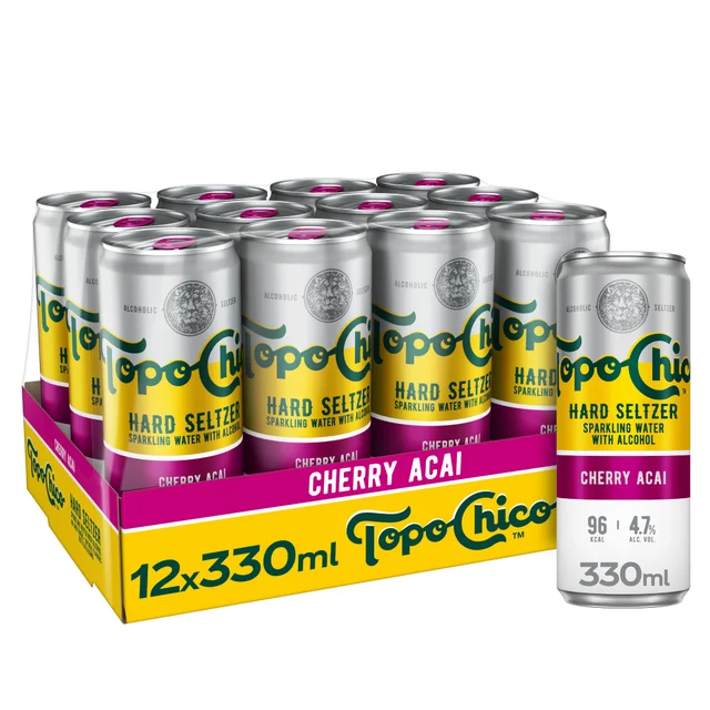Topo Chico Hard Seltzer Cherry Acai 12 x 330ml