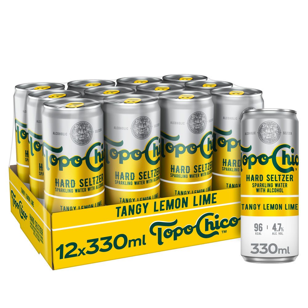Topo Chico Hard Seltzer Tangy Lemon Lime 12 x 330ml Image 1