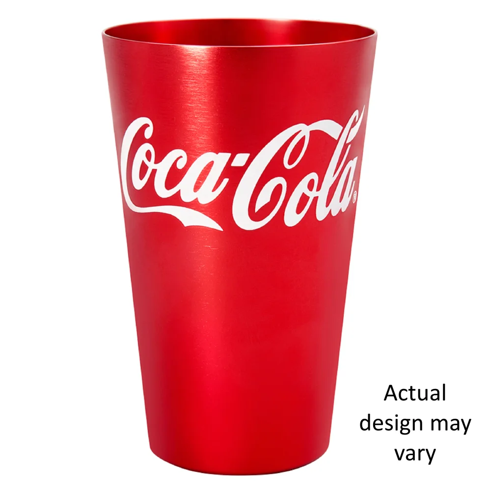 Coca-Cola Red Aluminium Cup Image 1