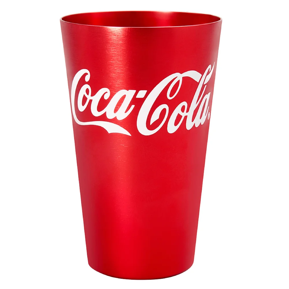 Coca-Cola Red Aluminium Cup Image 1