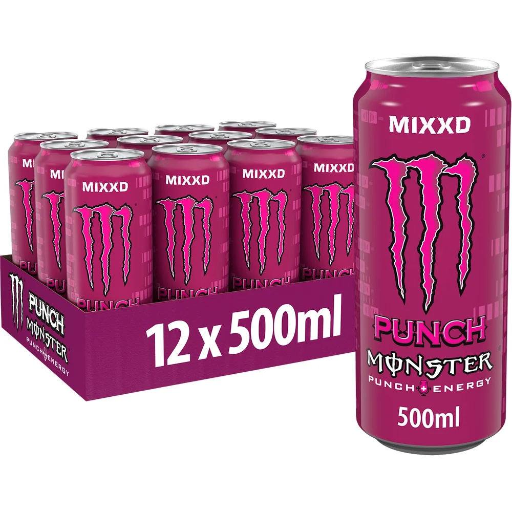 Monster Energy Drink Punch Mixxd 500ml x 12 Image 1