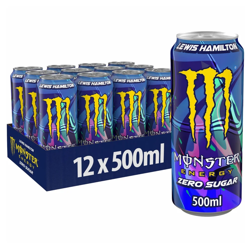 Monster Energy Drink Lewis Hamilton Zero 12 x 500ml Image 1