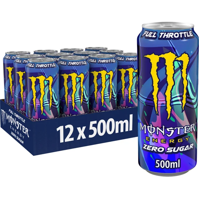 Monster Energy Drink Full Throttle Zero Sugar 12 x 500ml