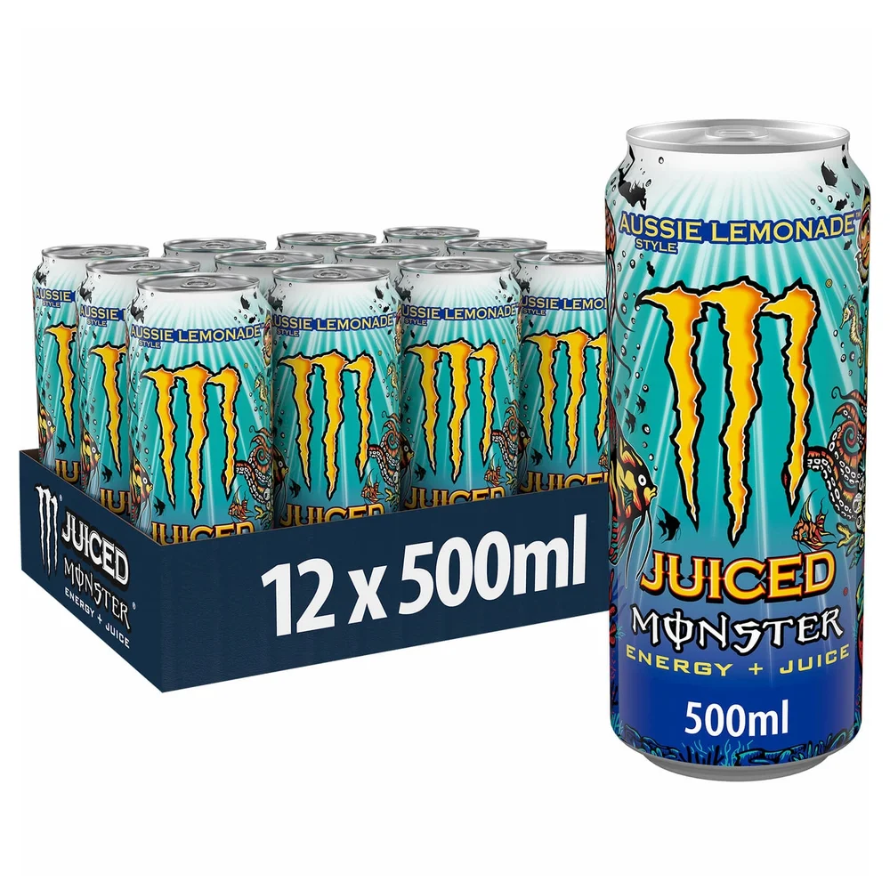 Monster Energy Drink Aussie Lemonade 12 x 500ml Image 1