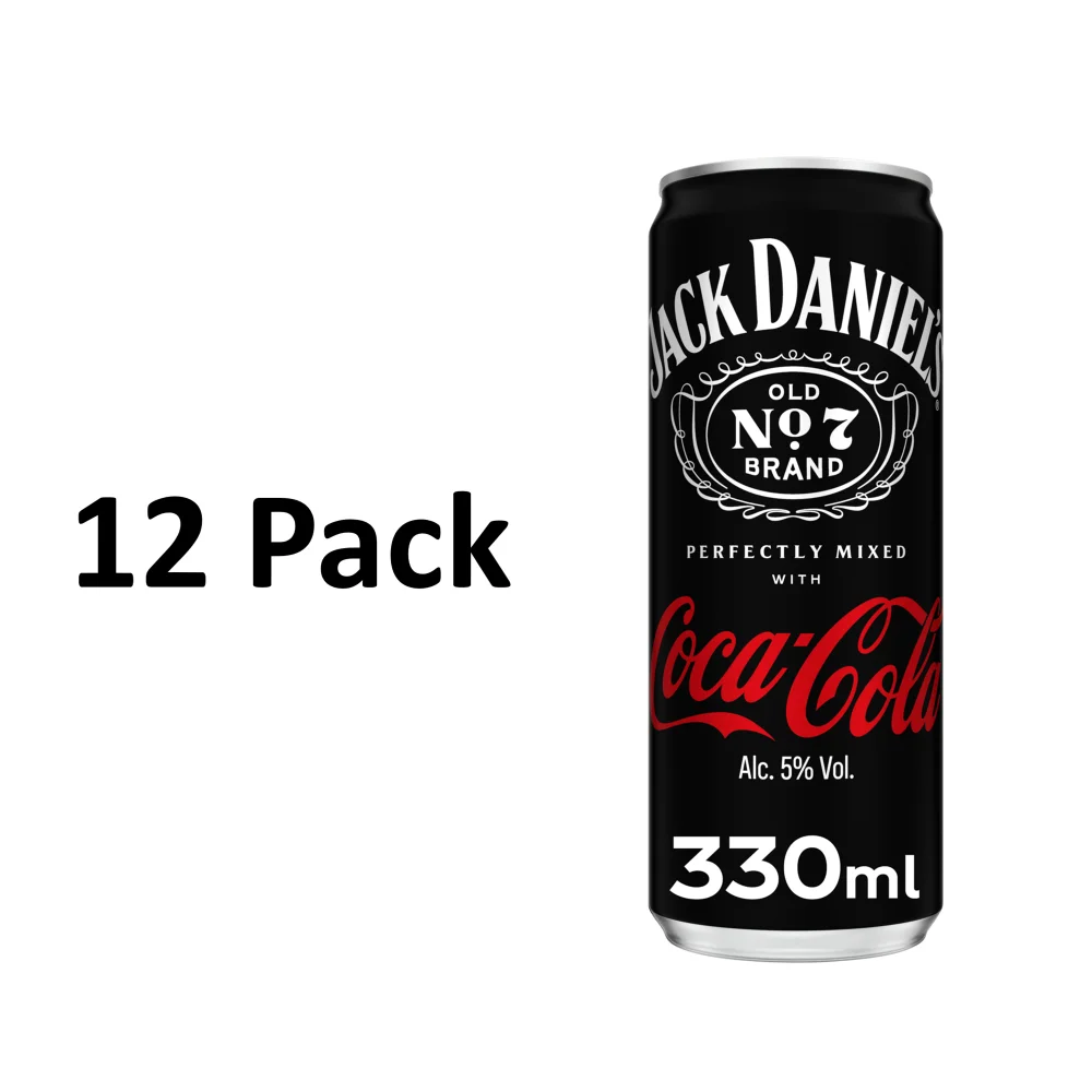 Jack Daniel's and Coca-Cola 12 x 330ml Image 1