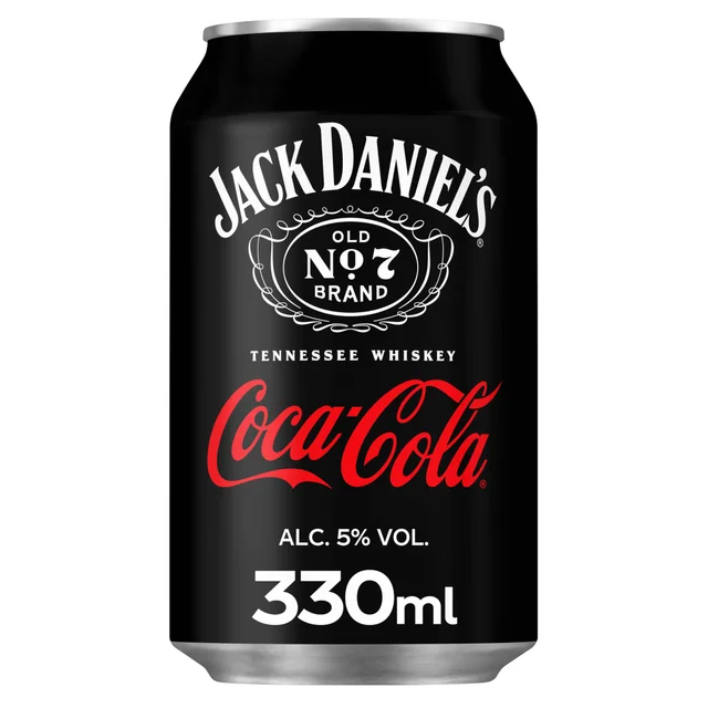 Jack Daniel's and Coca-Cola 12 x 330ml
