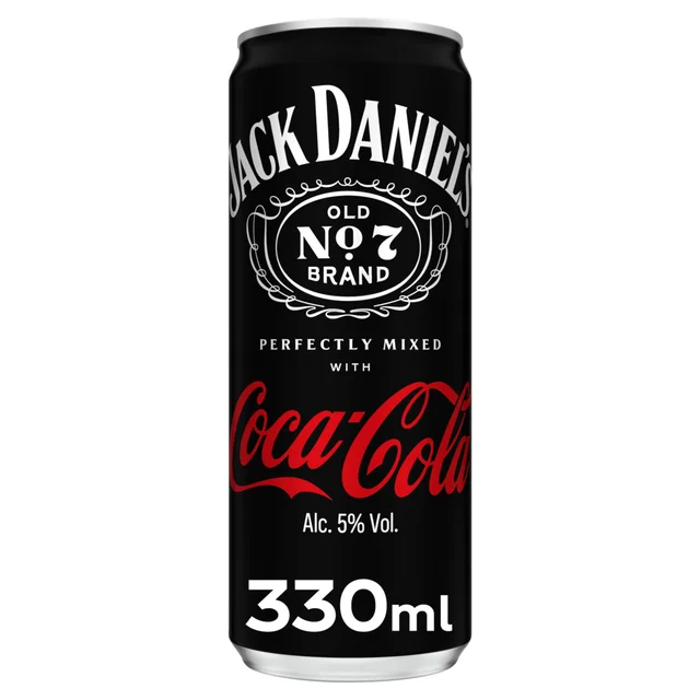Jack Daniel's and Coca-Cola 12 x 330ml