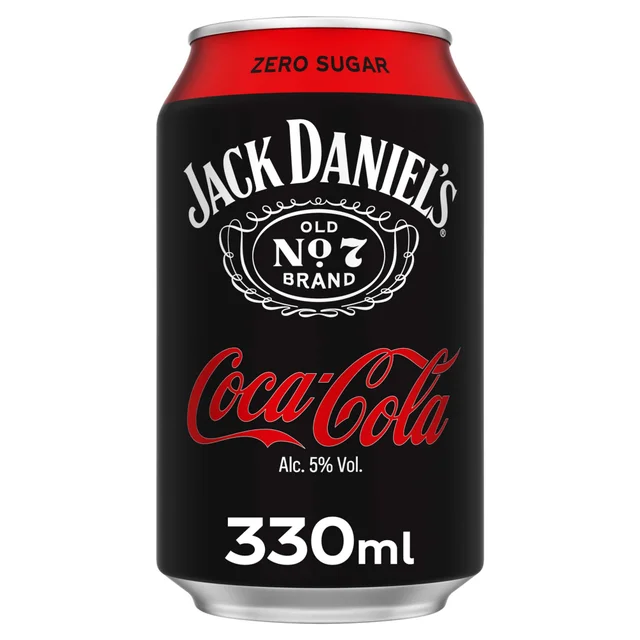 Jack Daniel's and Coca-Cola Zero 12 x 330ml