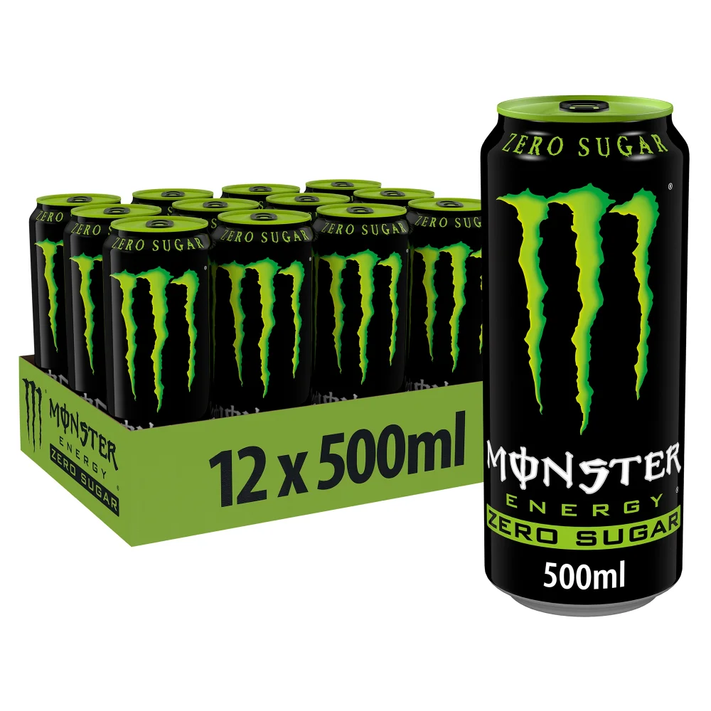 Monster Energy Drink Zero Sugar 12 x 500ml Image 1