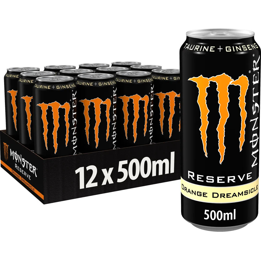 Monster Energy Drink Reserve Orange Dreamsicle 12 x 500ml Image 1