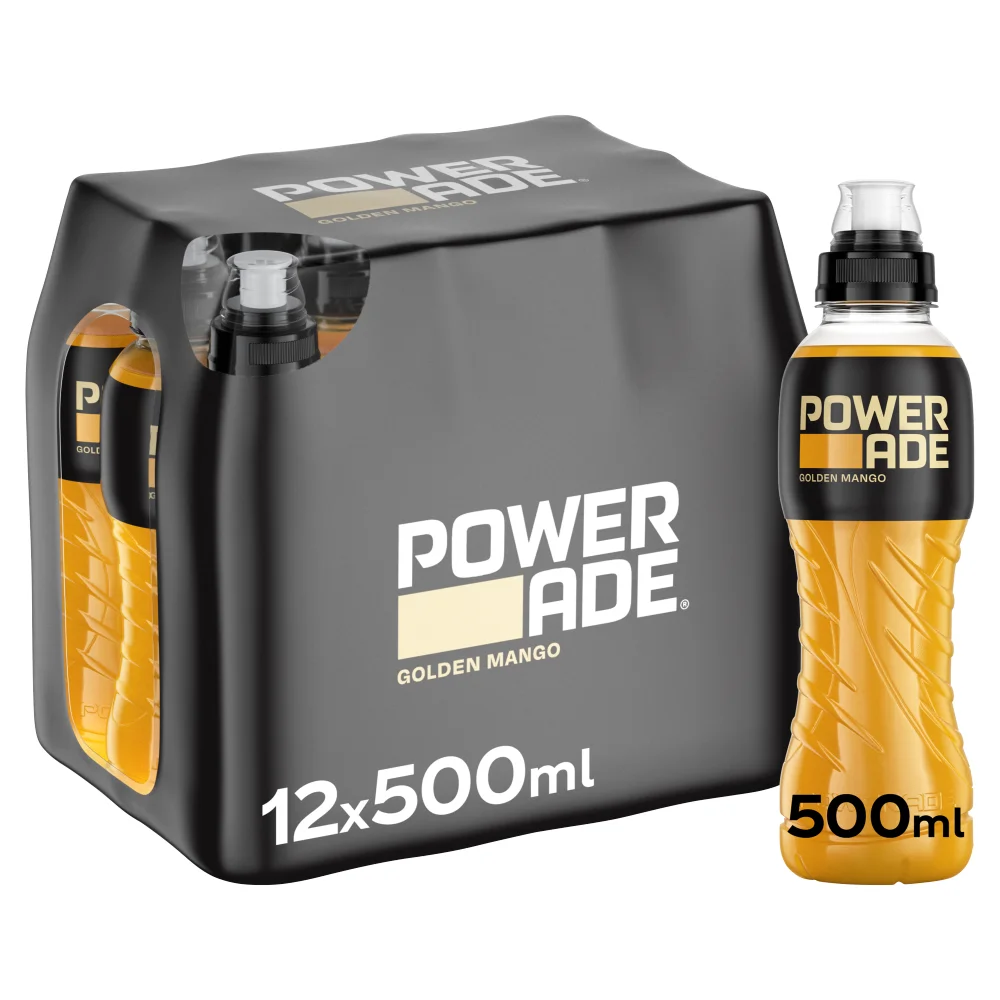Powerade Golden Mango 12 x 500ml Image 1