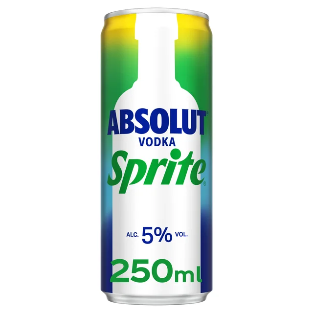 Absolut Vodka & Sprite 12 x 250ml
