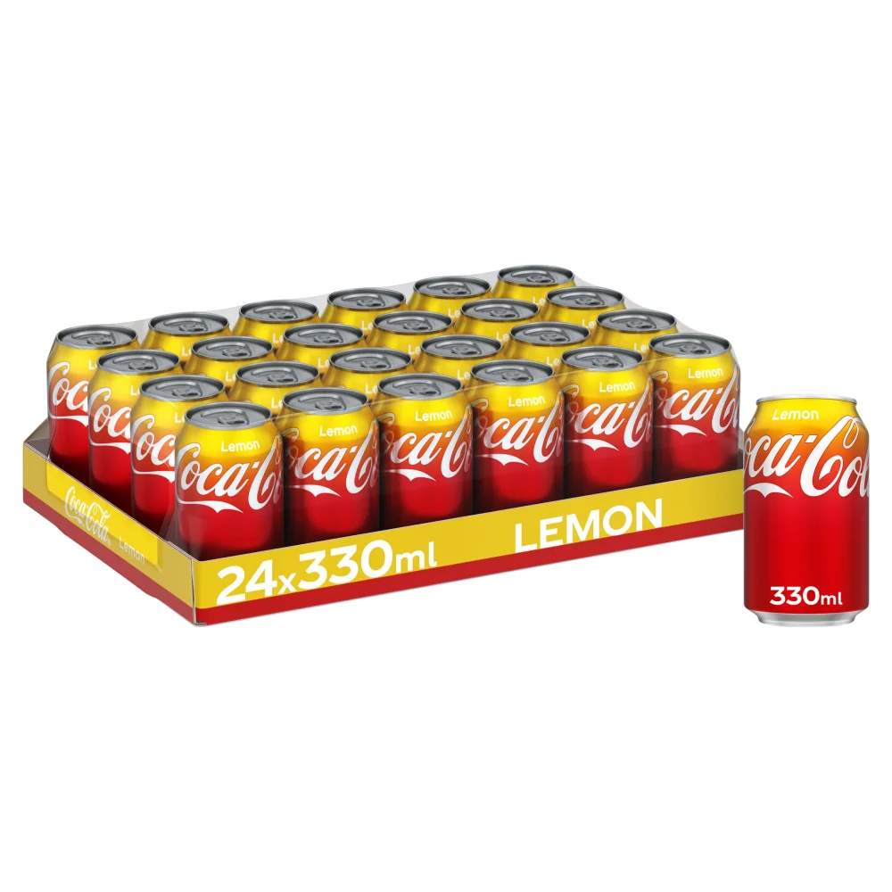 Coca-Cola Lemon 24 x 330ml Image 1