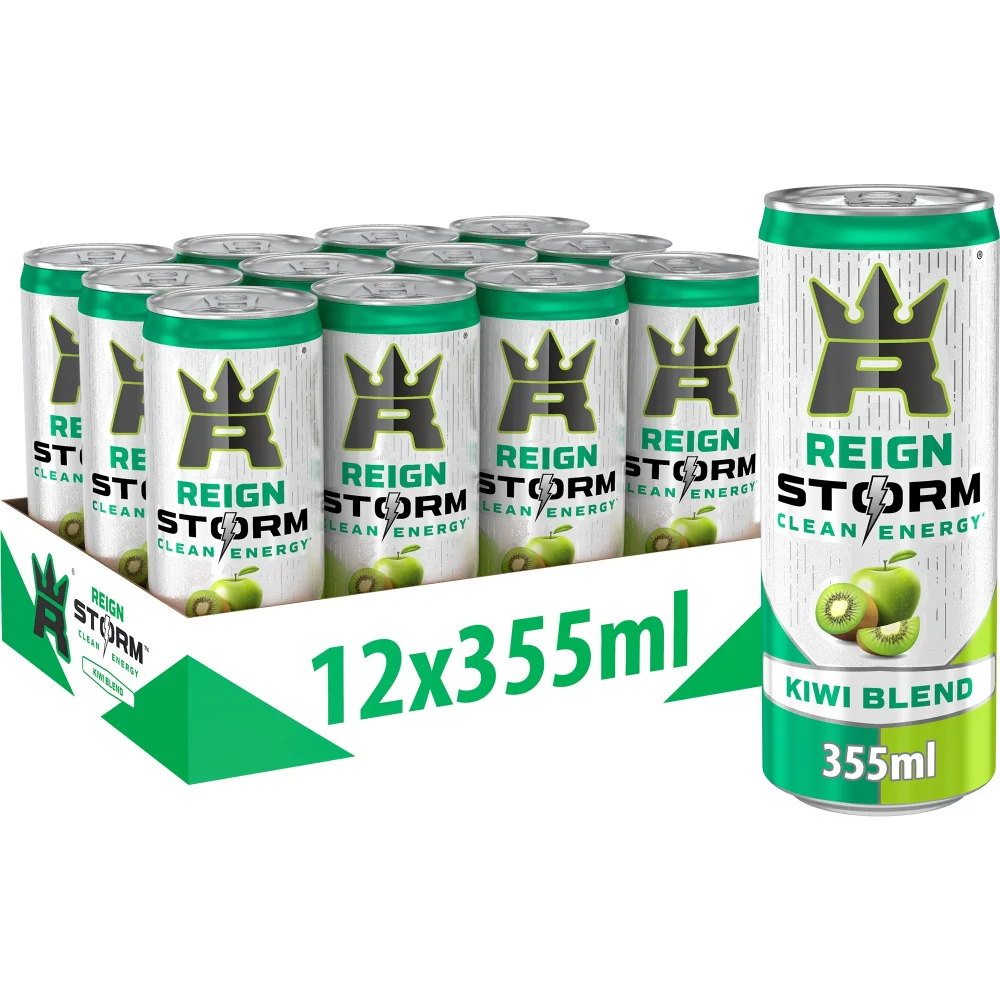 Reign Storm Kiwi Blend Clean Energy Drink 12 x 355ml Image 1