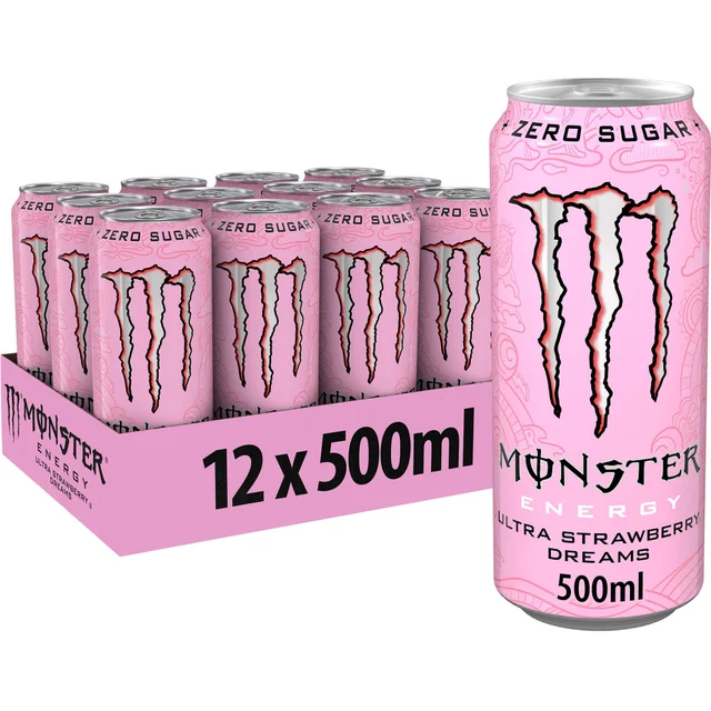 Monster Energy Drink Ultra Strawberry Dreams 12 x 500ml