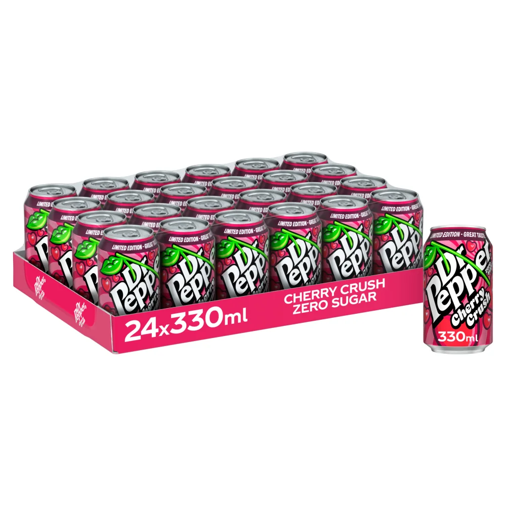 Dr Pepper Zero Cherry Crush 24 x 330ml Image 1