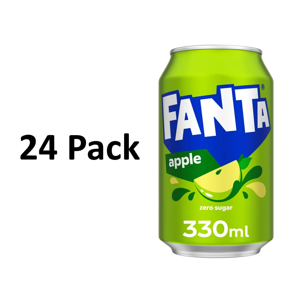 Fanta Apple Zero 24 x 330ml Image 1