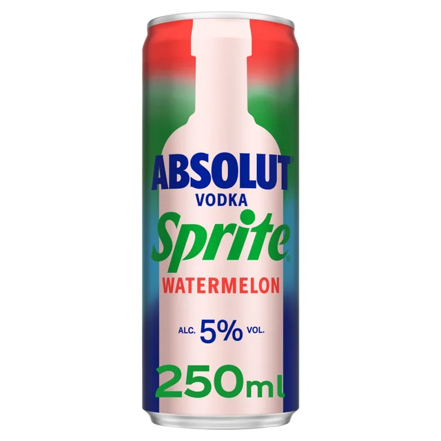 Absolut Vodka & Sprite Watermelon 12x250ml