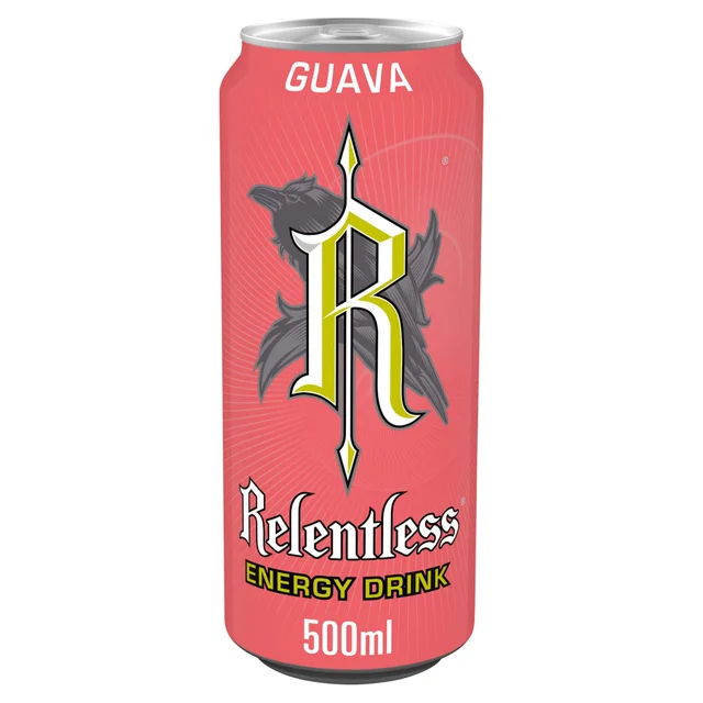 Relentless Guava Energy Drink 12 x 500ml