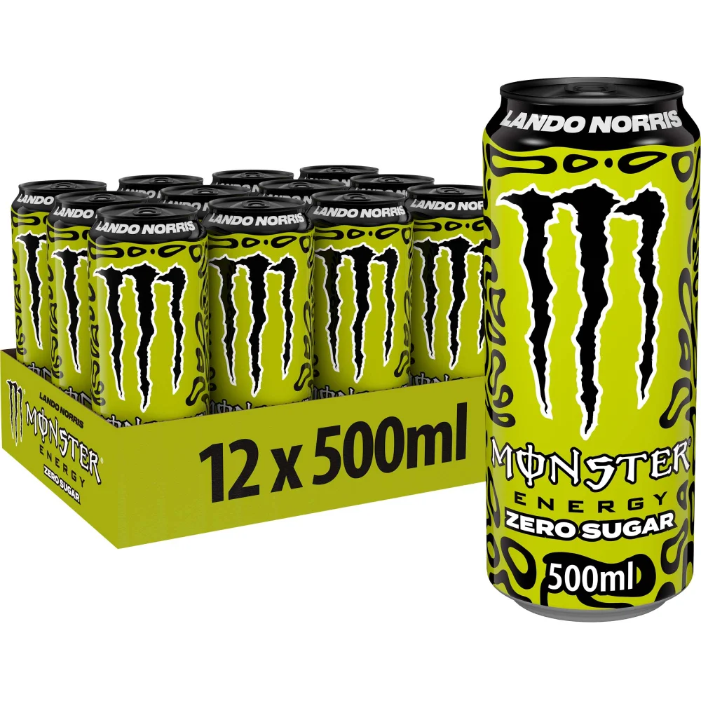 Monster Energy Drink Lando Norris Zero Sugar 12 x 500ml Image 1