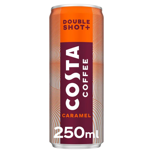 Costa Coffee Double Shot Plus Caramel 12 x 250ml