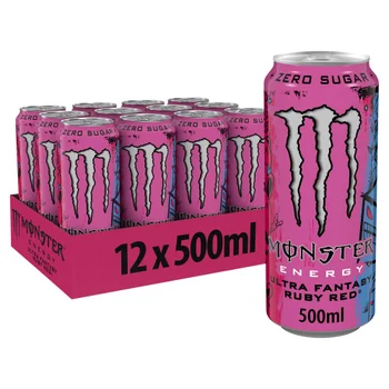 Monster Energy Drink Ultra Fantasy Ruby Red 12 x 500ml