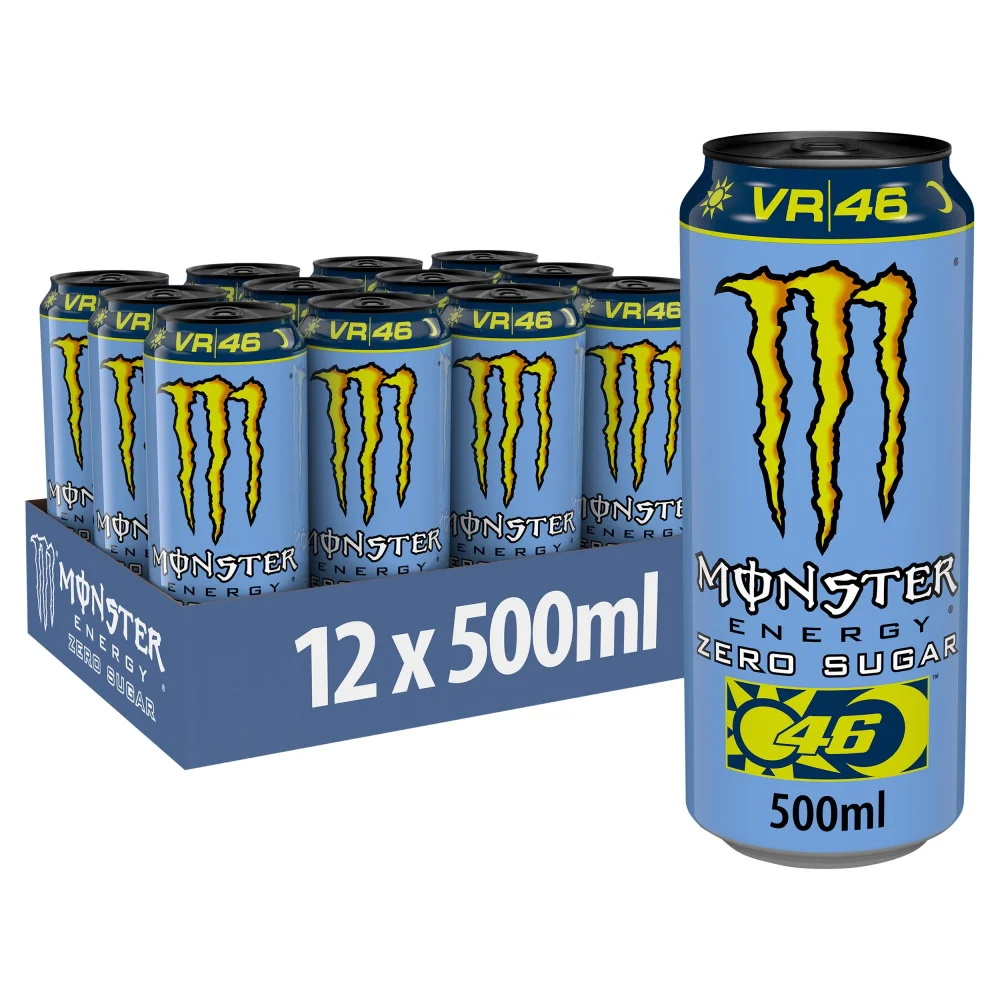 Monster Energy Drink Rossi VR46 Zero Sugar 12 x 500ml Image 1