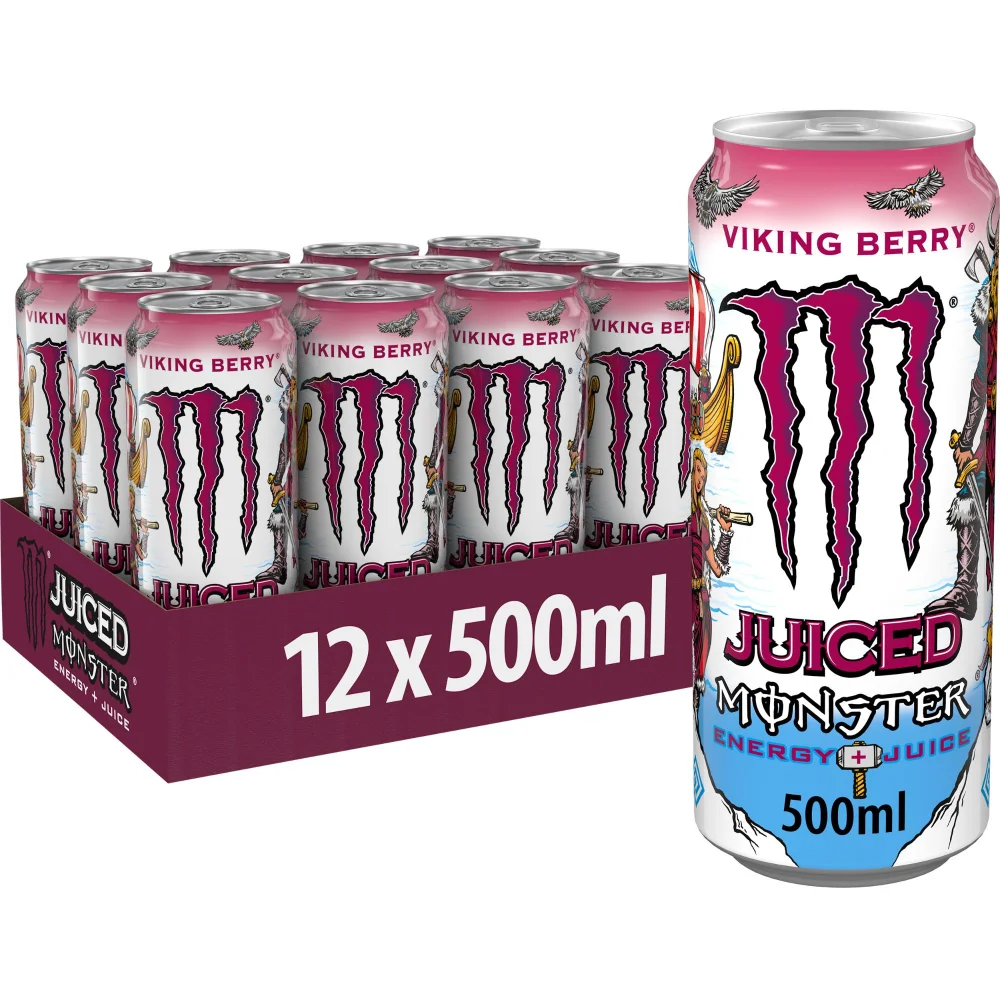 Monster Energy Drink Viking Berry 12 x 500ml Image 1