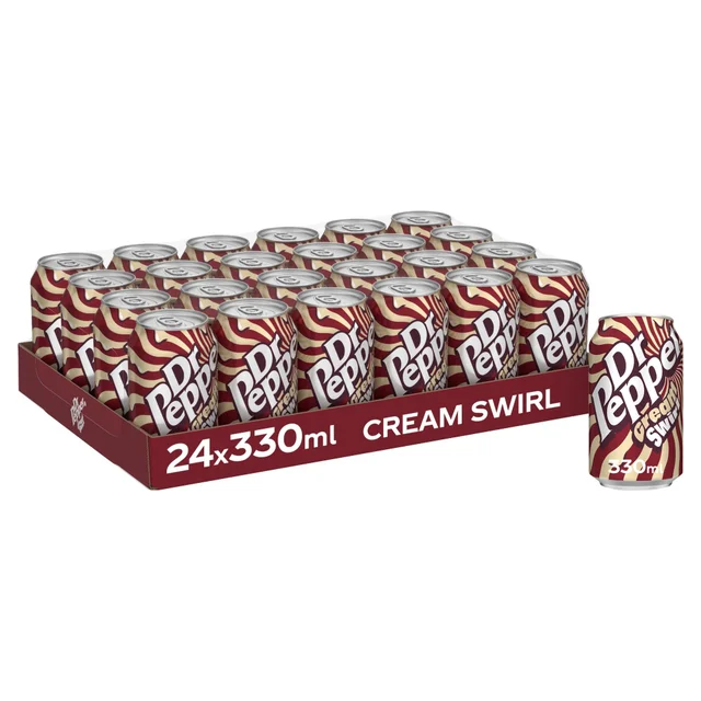 Dr Pepper Cream Swirl 24 x 330ml