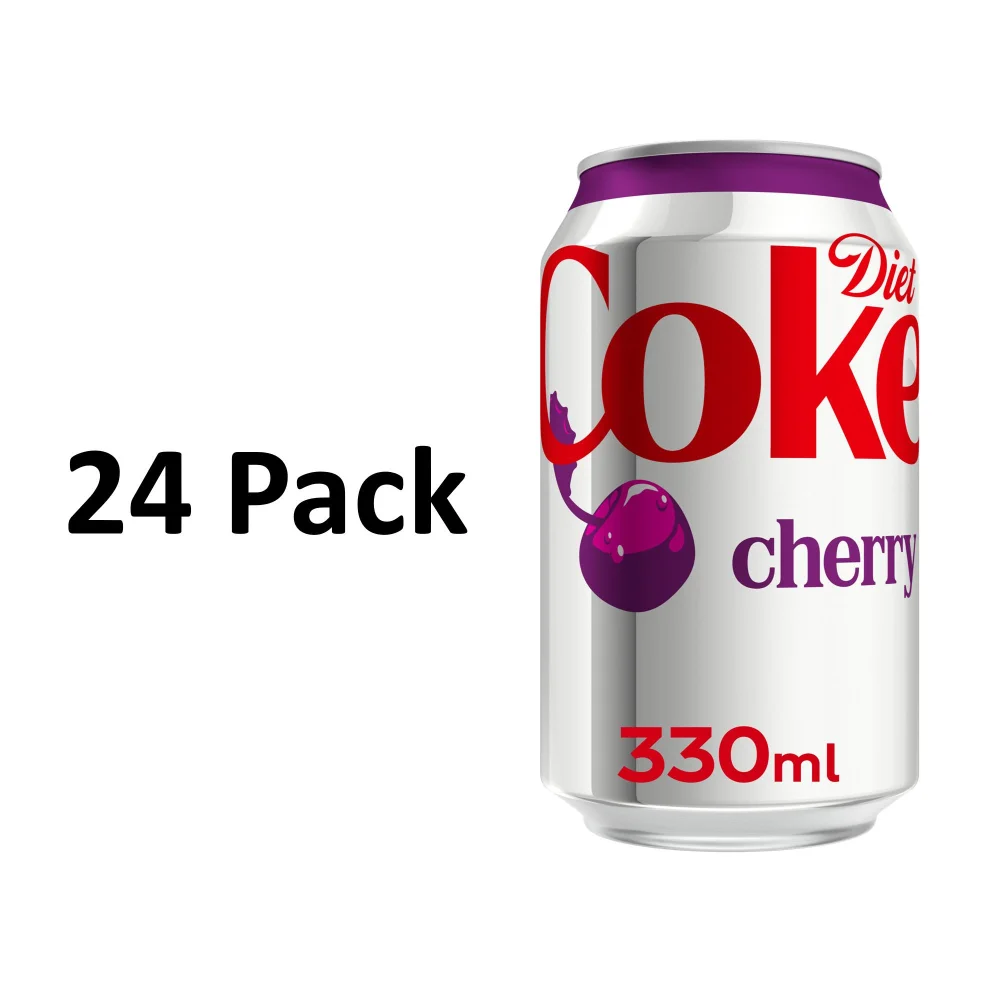 Diet Coke Cherry 24 x 330ml Image 1