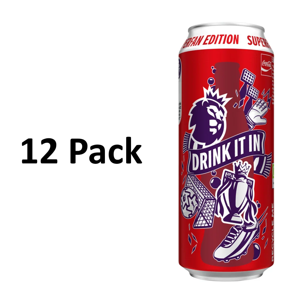 Coca-Cola Original Taste 12 x 500ml Cans Image 1