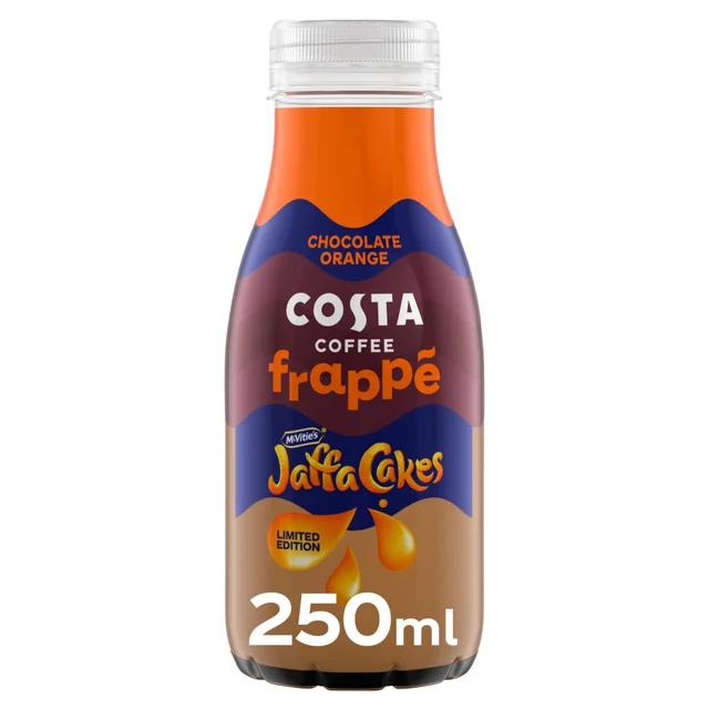 Costa Coffee Frappé Jaffa Cakes Iced Coffee 12 x 250ml